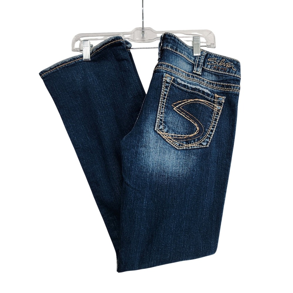 Silver Jeans W30 Blue Frances 18 Bootcut Y2K Western Cowgirl Boho L1575SJB316